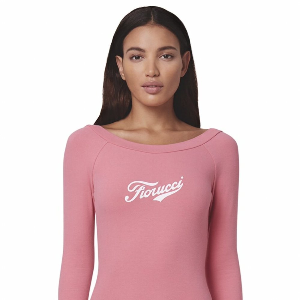 NWT Fiorucci Pink Longsleeve Bodysuit